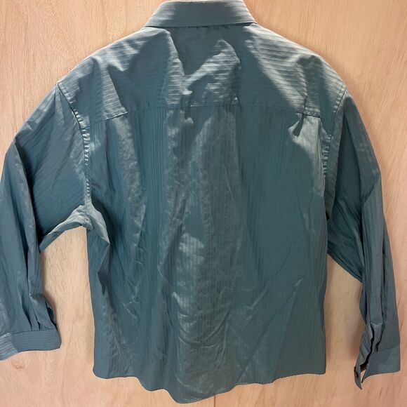 Mens Kenneth Cole Reaction Shirt Top button down size Extra Large 17.5 (34-35) - Picture 6 of 6